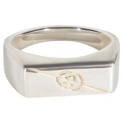 Pre-owned Gucci Sterling Silver Trademark Ring In Multiple