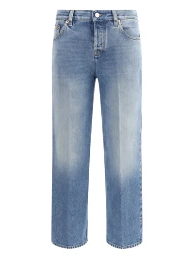 Gucci 5-pocket Straight-leg Jeans In Blue