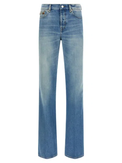 Gucci Stone-washed Denim Jeans In Blue