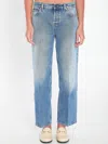 Gucci Straight Fit Denim Pants In Blue