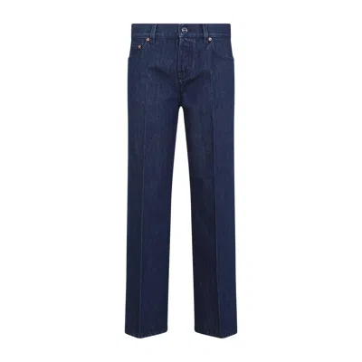 Gucci Straight Fit Jeans In Blue