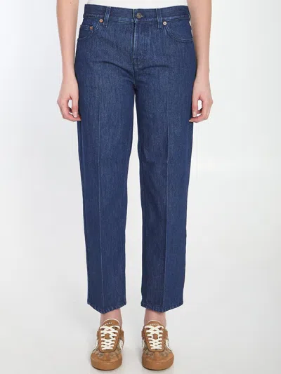 Gucci Straight Fit Jeans In Blue