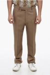 GUCCI STRAIGHT FIT TAILORING PANTS WITH LOGO