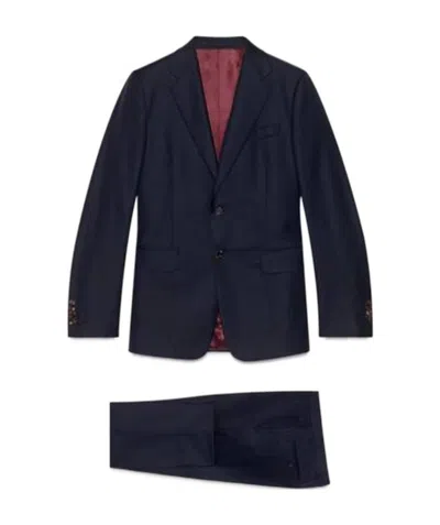 GUCCI STRAIGHT FIT WOOL SUIT