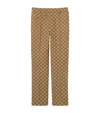 GUCCI STRAIGHT GG CANVAS TROUSERS