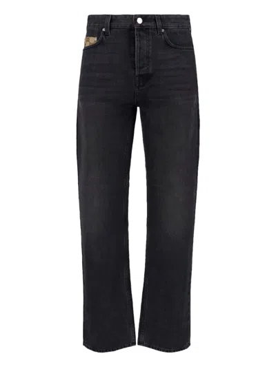 Gucci Straight Jeans In Black