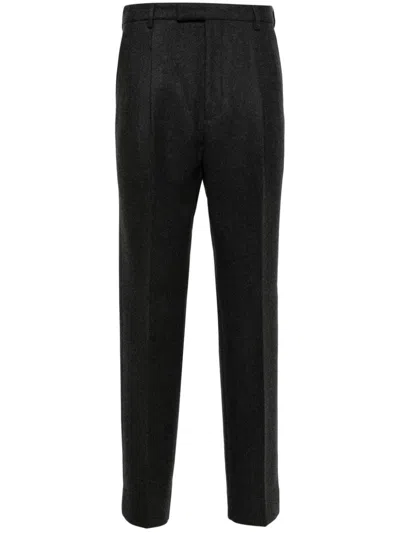 Gucci Wool Cashmere Pant In Grey
