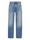 Gucci Straight-leg Denim Trousers In Blue