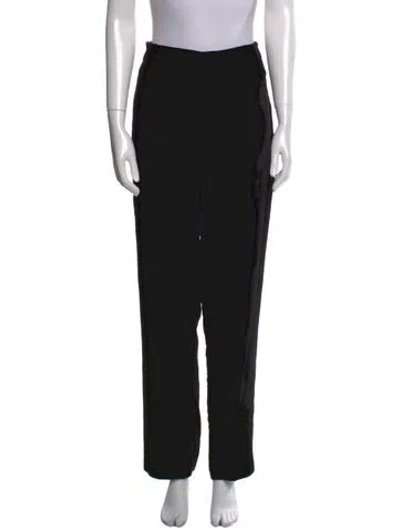 Pre-owned Gucci Straight Leg Pants In Black