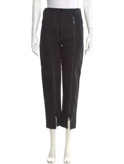 Pre-owned Gucci Straight Leg Pants In Black