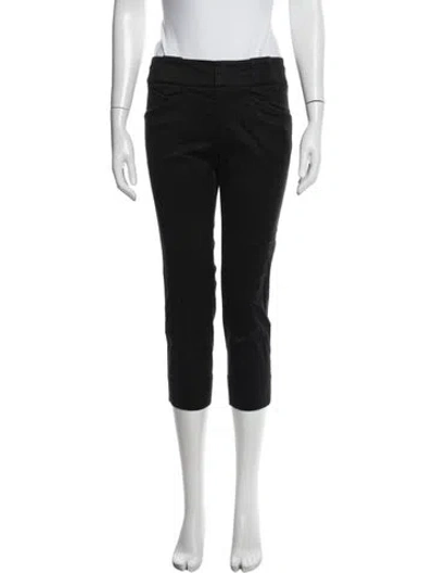 Pre-owned Gucci Straight Leg Pants In Black