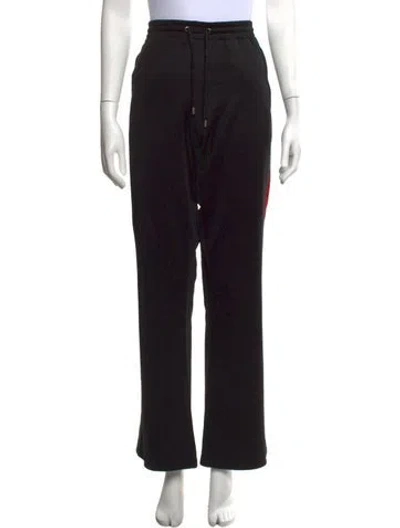 Pre-owned Gucci Straight Leg Pants In Black
