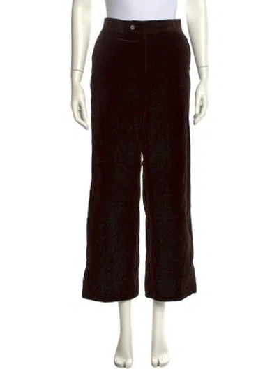Pre-owned Gucci Straight Leg Pants In Blue