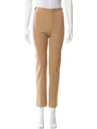 Pre-owned Gucci Straight Leg Pants In Neutral