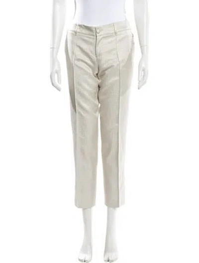 Pre-owned Gucci Straight Leg Pants In Neutral