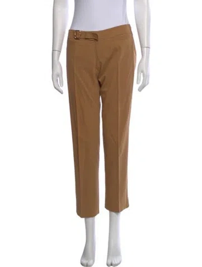 Pre-owned Gucci Straight Leg Pants In Neutral