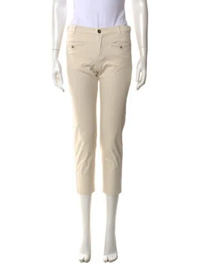 Pre-owned Gucci Straight Leg Pants In Neutral
