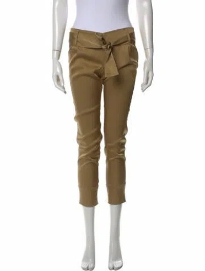 Pre-owned Gucci Straight Leg Pants In Neutral