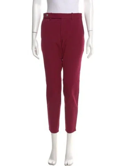 Pre-owned Gucci Straight Leg Pants In Pink
