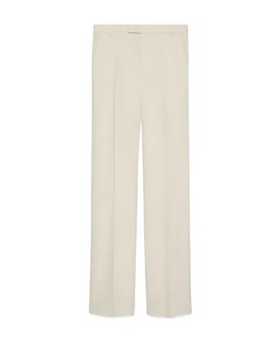 Gucci Straight-leg Tailored Trousers In White