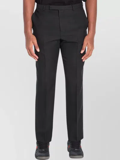Gucci Straight Leg Trousers With Pockets In Black