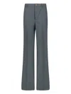 Gucci Women Technical Panama Pants In Blue