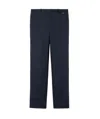 Gucci Men Cotton Twill Trousers With Web Detail In Black