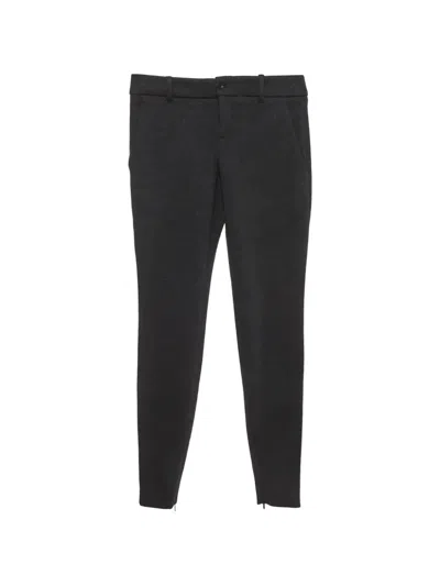 Pre-owned Gucci Straight-fit Trousers In Gray
