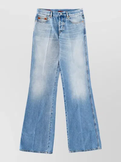 Gucci Straight-leg Jeans In Animal Print