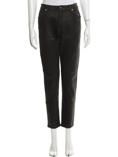 Pre-owned Gucci Straight-leg Jeans In Black