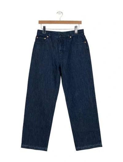 Pre-owned Gucci Straight-leg Jeans In Blue