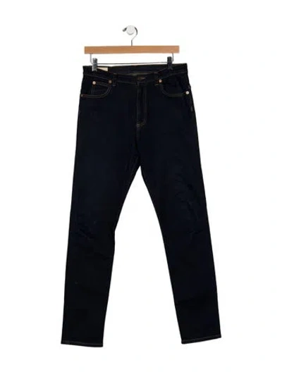 Pre-owned Gucci Straight-leg Jeans In Blue