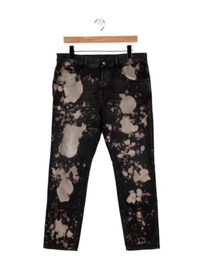 Pre-owned Gucci Straight-leg Jeans W/ Tags In Black