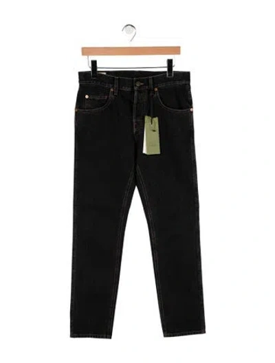 Pre-owned Gucci Straight-leg Jeans W/ Tags In Blue