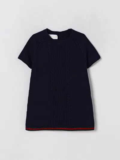 Gucci Babies' Strampler  Kinder Farbe Blau In Black