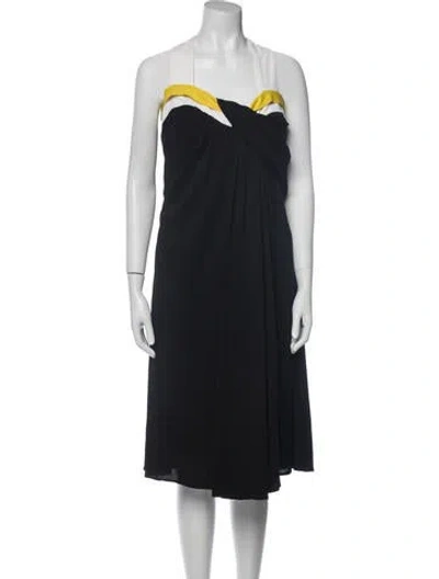 Pre-owned Gucci Strapless Midi Length Dress