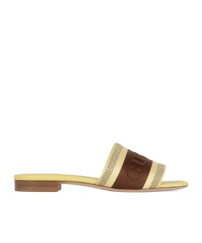 Gucci Strappy Sandals In Multi