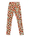 Gucci Strawberry Cotton Skinny Pant In Multi