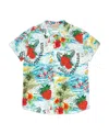 Gucci Strawberry Smoothie-print Shirt In Multicolor