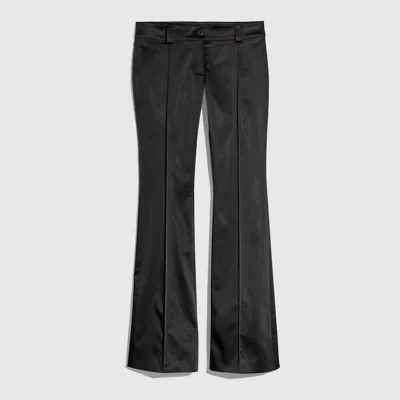 Gucci Stretch Acetate Duchesse Pants In Black