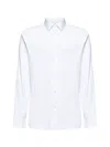 Gucci Stretch Cotton-blend Shirt In White
