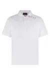 GUCCI GUCCI STRETCH COTTON PIQUÉ POLO SHIRT