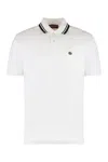 Gucci White Cotton Polo Shirt In White