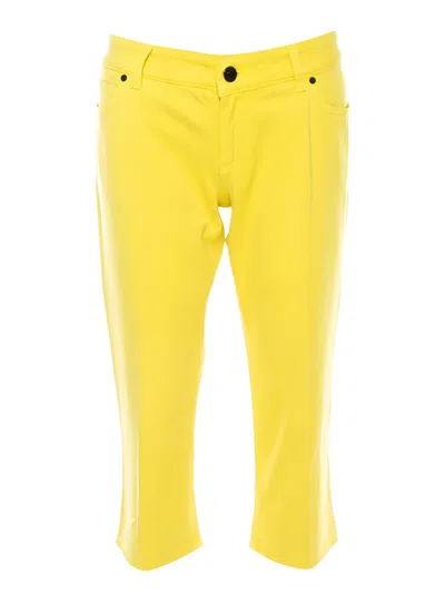 Pre-owned Gucci Stretch-cotton Trousers