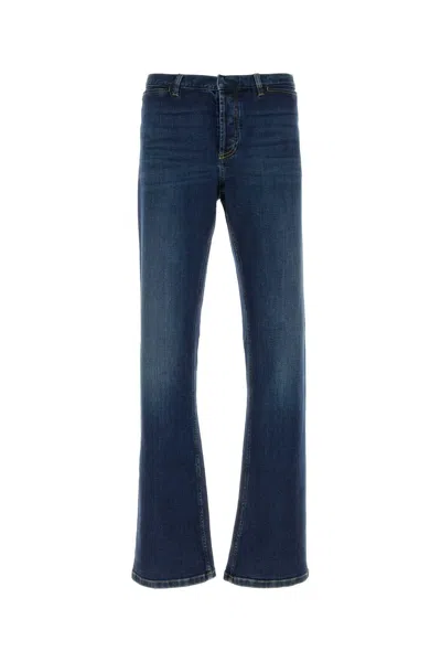 Gucci Stretch Denim Jeans In Blue