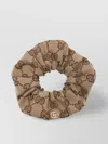 Gucci Stretch Gg Canvas Scrunchie