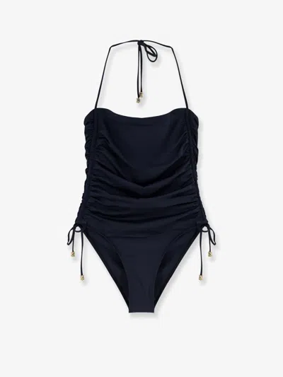 Gucci Stretch Jersey One-piece Swimsuit In Black