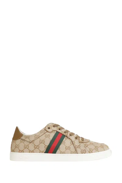 Gucci Stretch Gg Canvas Low-top Sneakers In Multi