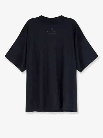 Gucci Stretch Modal T-shirt In Blue