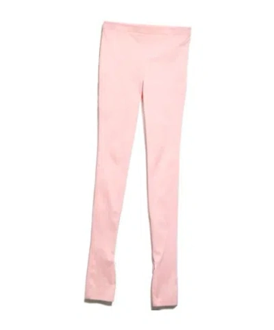 Gucci Stretch Silk Faille Leggings In Pink